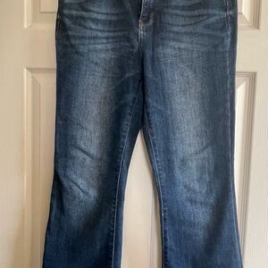 Judy Blue boot cut raw hem jeans